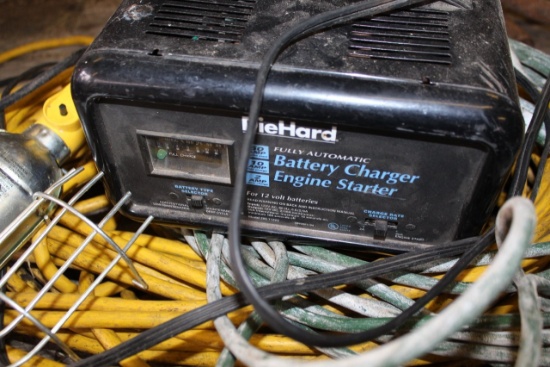 Diehard Electric Battery Charger, Extension cords