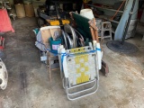 Large Assortment of Lawn Chairs and other items