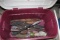 Various gun parts (Thompson upper dummy, various stocks, parts)