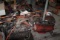 Everything behind Orange Ribbon, Assorted Auto Parts, Engine Blocks, Intern