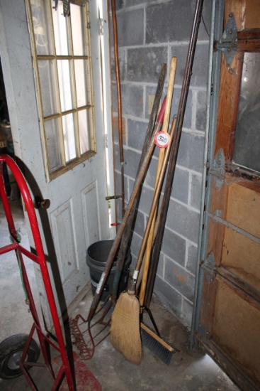 Two Wheel Dolly & Garden Tools