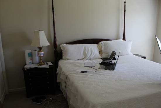 Contents of Master Bedroom (ammunition excluded) King Bed & 2 Nightstands