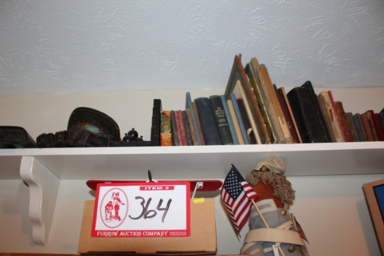 Metal Die Cast Planes, Decorative Military Leather Gear, Historic Books