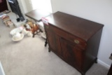 Side Board & Side Table (presumed Mahogany)