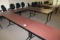 Set of Six 5 foot Metal & Wood Training Tables