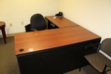 Contents of Office, Desk, Filing Cabinet, Bookshelf, Office Table with 4 Ch