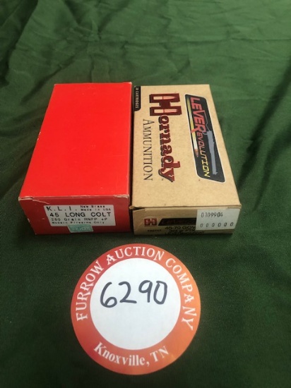 Lot of Assorted .45 Long Colt & 45-70 Rounds