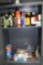 Contents Of Cabinet, Cleaning Solvents, Oils, Plastic Containers & Contents