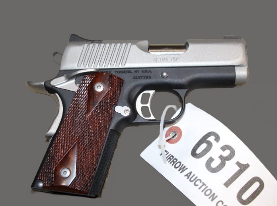 Kimber Ultra Cdp, .45 Acp, Brushed Stainless Slide/barrel, S/n Ku17793. Loc