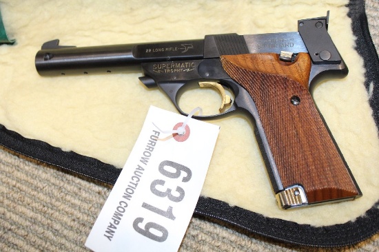 High Standard Supermatic Trophy, .22 Lr, S/n Kh32898, With Case. Location: