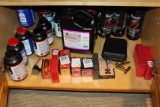 Contents Of Cabinet, Reloading Supplies, Powder, Primers, Solvents, Etc.