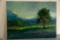 Unframed Stretched Canvas Original Painting By Richard Green, Landscape Sc