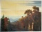 Unframed Ron Williams Original Painting, Mountain Valley Scene, 31