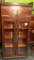 Antique Mahogany 4 Door (2 Glass) Curio Display Cabinet/bookshelf
