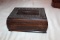 Decorative Wooden Jewelry Box With Removable Wooden Tray, 9.25