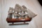 Decorative Wooden Sailing Ship, 
