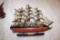 Decorative Wooden Sailing Ship, 