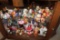 Approximately 60 Pieces Figurines, Russian Nesting Dolls, Oriental Dolls, E