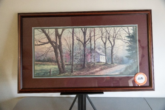 Framed Under Glass Robert Tino Print, Psalm Of Spring, Signed & Numbered Ar