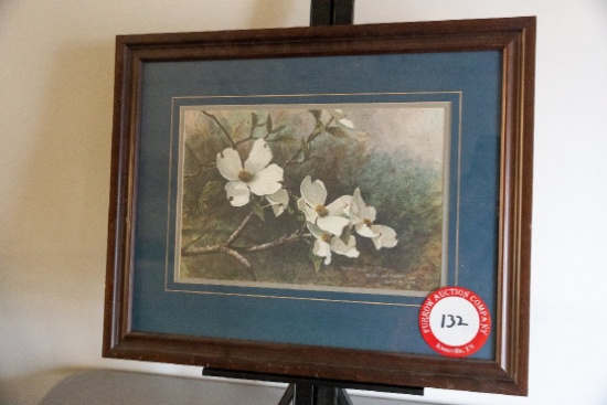 Framed Under Glass, Robert Tino Print, Signed & Numbered #255 Of 500, Mount