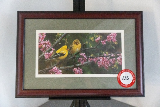 Framed Carl Brenders Print, Signed & Numbered #217 Of 2500, Gleam Of Gold (