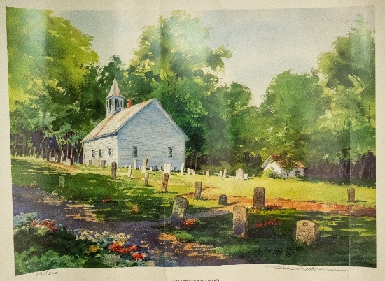 Unframed Print By Dick Hartmann, Signed & Numbered #69 Of 1500, "country Ch
