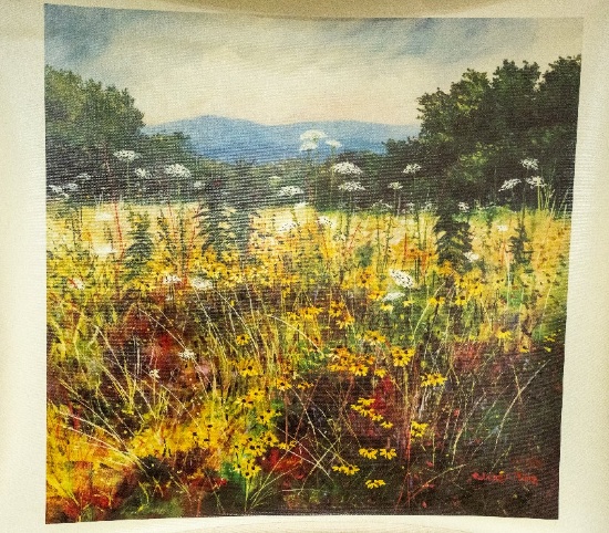 Unframed Robert Tino Print On Canvas, Signed & Numbered #79 Of 195, "song O