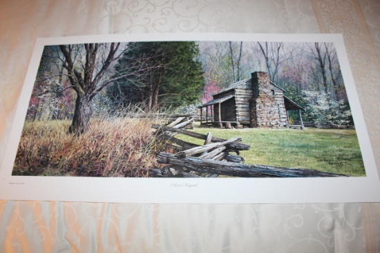 Unframed Robert Tino Print, Signed Best Wishes Robert Tino, #833 Of 950, "o