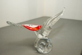 Art Glass Sea Bird - Marcolyn Swedish C763 (damage To One Wing)