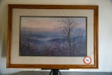 Framed Under Glass Robert Tino Print, Signed & Numbered #10 Of 1000, Mounta