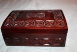 Decorative Wooden Box With Rounded Top, 8.75