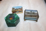 Three Small Decorative Boxes