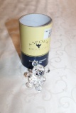 Asfour Crystal Teddy Bear, In Original Box, 1.25