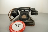Antique Leich Telephone With No Dial