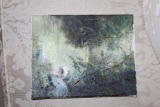 Unframed Original Painting By Ron Williams On Stretched Canvas, Mountain St