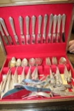Wallace Sterling Silver Flatware, 12 Place Settings (knives, Dinner Forks,