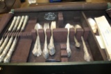 International Sterling Silver Flatware, 8 Dinner Forks, 8 Salad Forks, 16 T