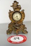 Waterbury Clock Company Brass Clock (wind Up), 24 Hour Clock