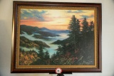 Framed, Signed, Numbered Robert A. Tino Print On Canvas, #24 Of 195, 