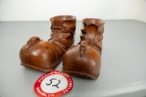 Decorative Wooden Shoe Bookends