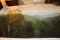 Unframed Ron Williams Original Painting, Mountain Vista Scene, 43
