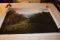 Unframed Ron Williams Original Painting, Mountain Valley With Creek Scene,