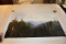 Unframed Ron Williams Original Painting, Mountain Scene From Hillside, 25.2