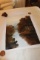 Unframed Ron Williams Original Painting, Mountain River With Trees, 30.25
