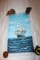 Unframed Original Painting Signed By R. F. Walker, Sailing Ship At Sea, 26.