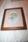 Framed Original Dogwood Art Watercolor By Janice Crowe, 9.5