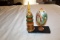 Hand Painted Wooden Egg With Stand, From Georgia (russia), Hand Carved Wood
