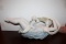 Lladro Porcelain Figurine, Lady Lying On Back With Child Sitting On Belly,