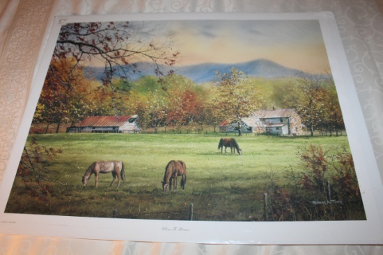 Unframed Robert Tino Print, Signed & Numbered #399 Of 650, "close To Home",