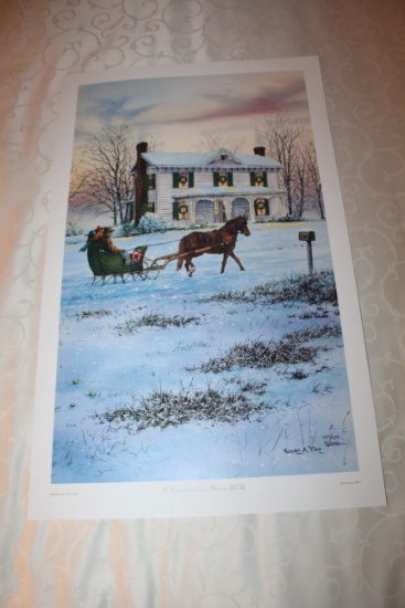Unframed Robert Tino Print, Signed & Numbered #777 Of 950, "to Grandmothers